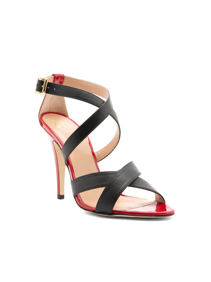 Michelle Red Patent Heel - Elysian Couture