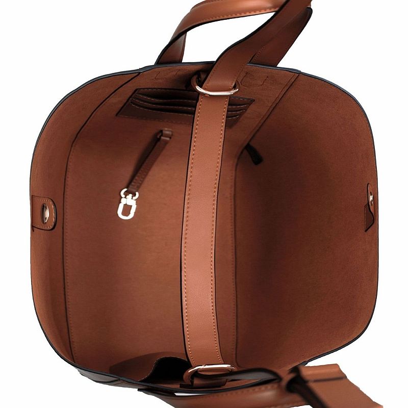 Eight Bag Large - Caramel - Elysian Couture