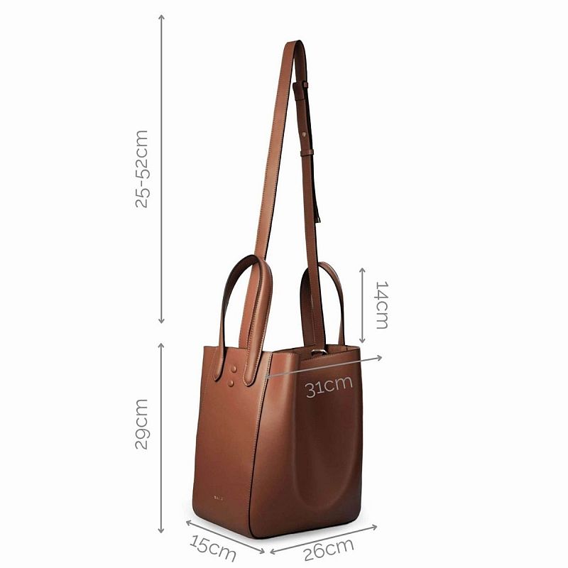 Eight Bag Large - Caramel - Elysian Couture