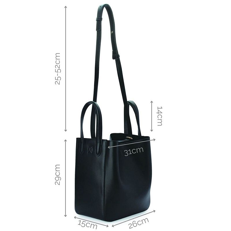 Eight Bag Mini - Black - Elysian Couture