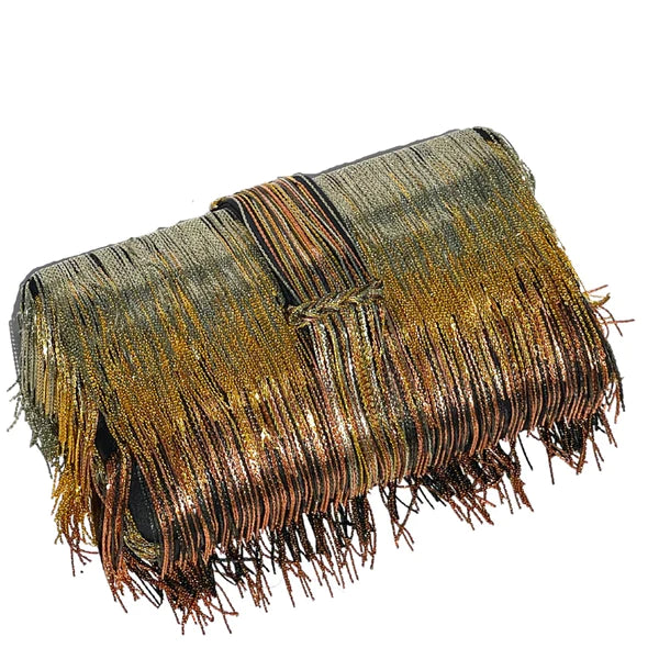 Ombre Clutch - Gold - Elysian Couture