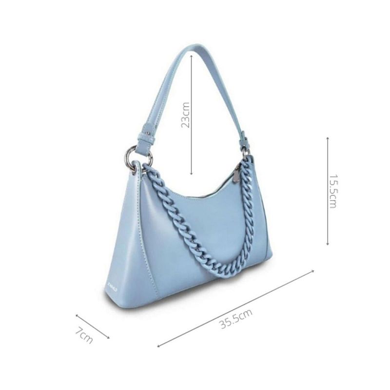 Interlocking Light Blue Bag – Monlux