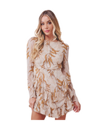 Hailey Ruffle Mini Dress - Elysian Couture